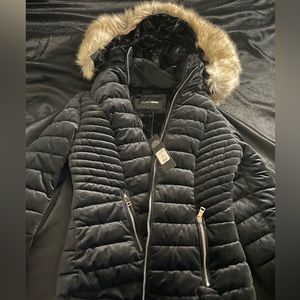 New Fashion Nova Always Ready Velvet Puffer Jacket